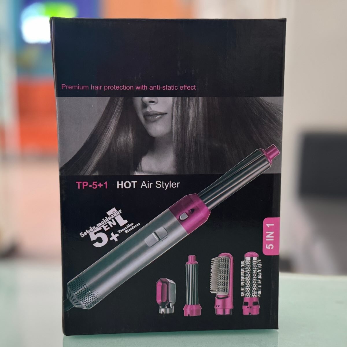 5-in-1 Electric Hair Dryer Brush Kit – Dry, Straighten, Curl & Volumize