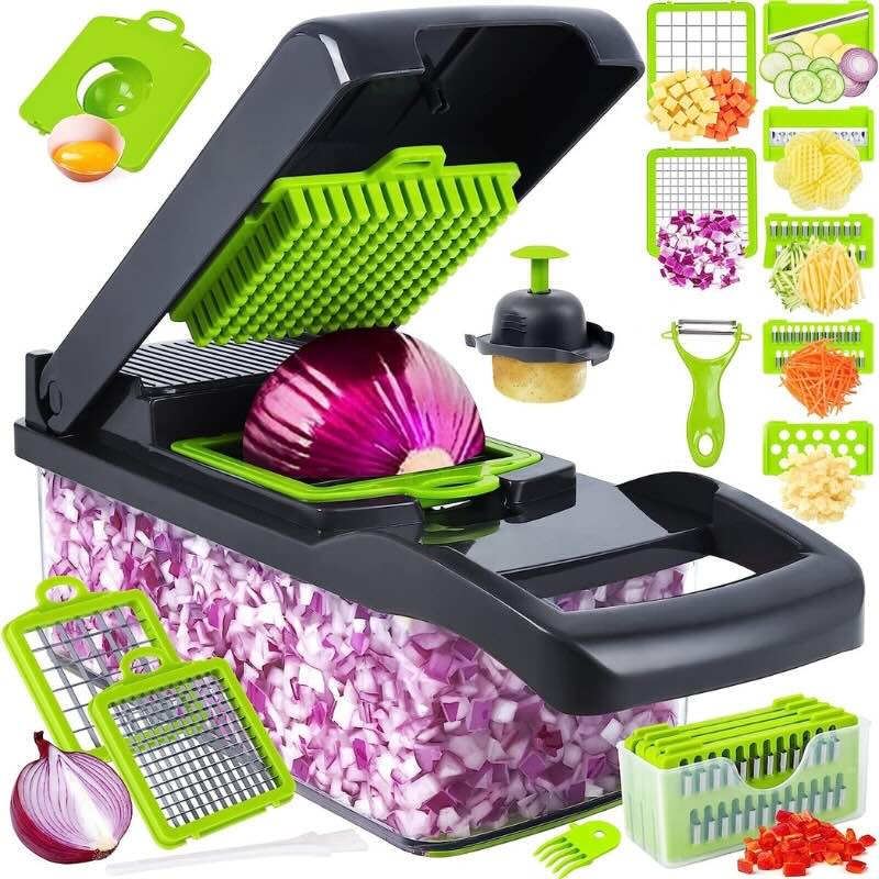 14-in-1 Mandoline Slicer & Vegetable Chopper – Multifunctional Food Cutter