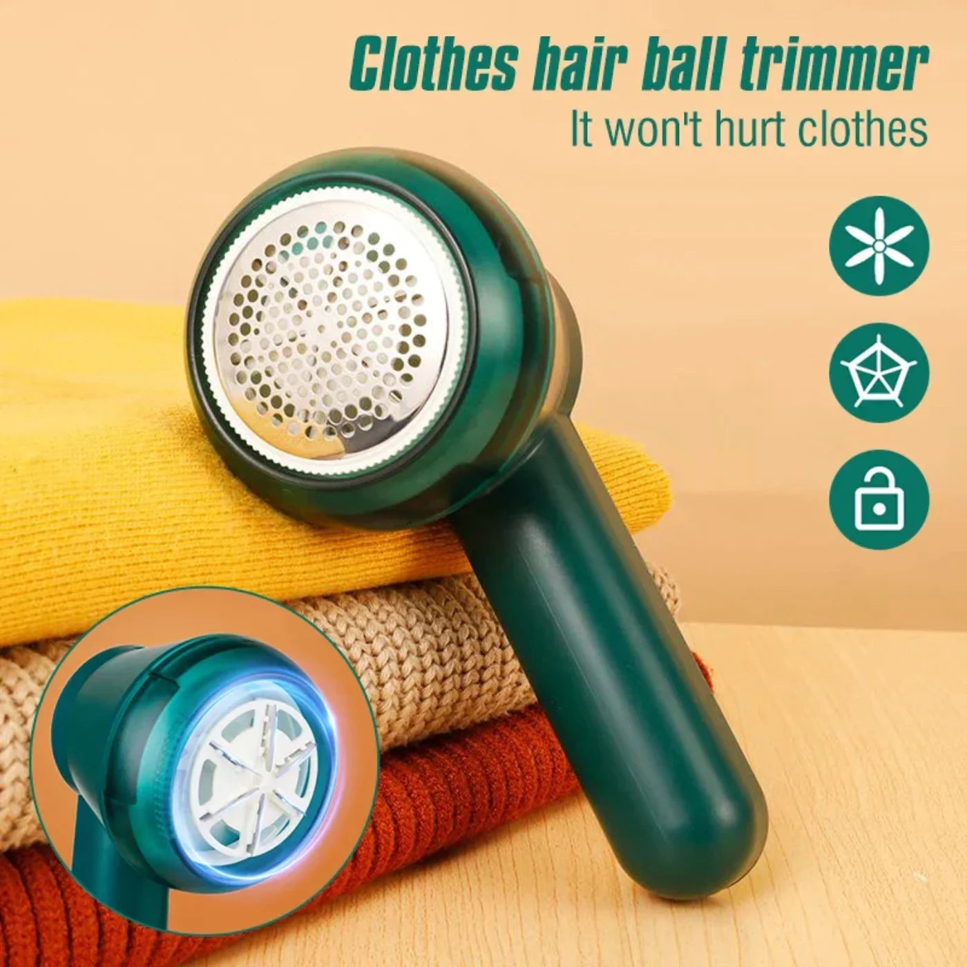Electric Lint Remover – Rechargeable Anti-Pilling Fabric Shaver
