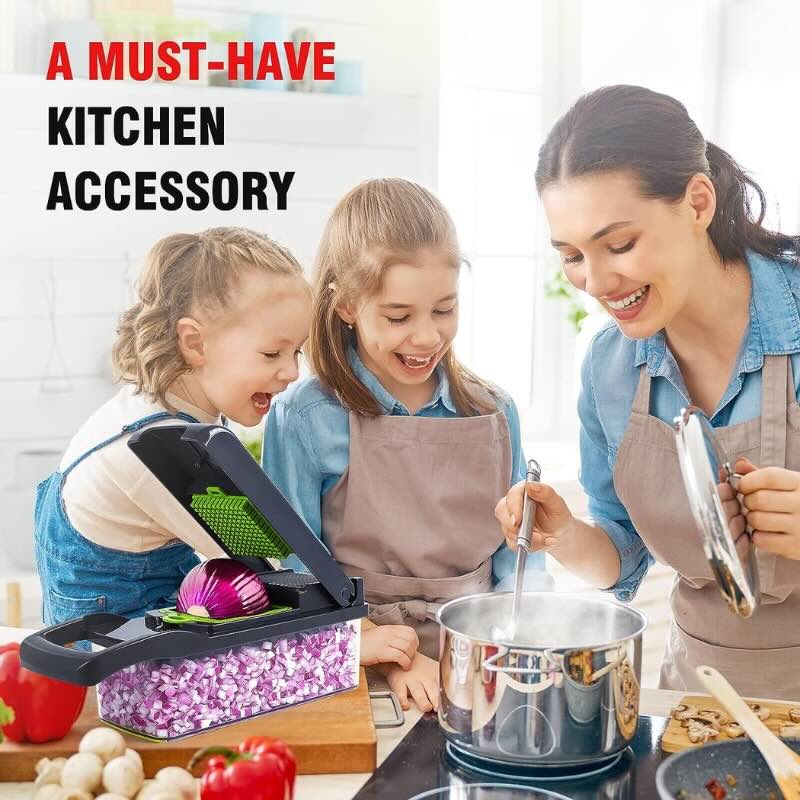 14-in-1 Mandoline Slicer & Vegetable Chopper – Multifunctional Food Cutter