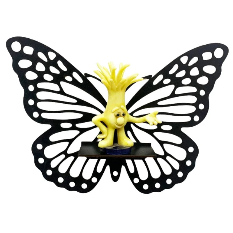 Wooden Butterfly Wall Shelf – Laser Cut MDF Decor, Pack of 3