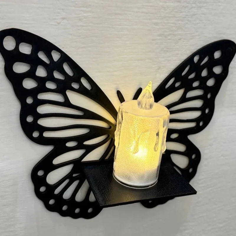 Wooden Butterfly Wall Shelf – Laser Cut MDF Decor, Pack of 3