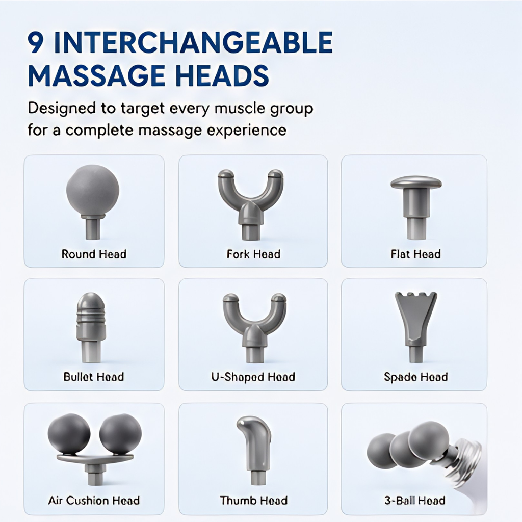 DeepRelief Fascia Gun – Powerful Deep Tissue Massage Gun