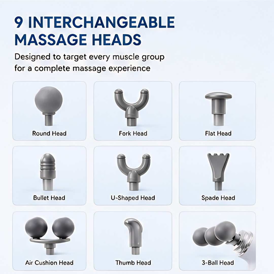 DeepRelief Fascia Gun – Powerful Deep Tissue Massage Gun