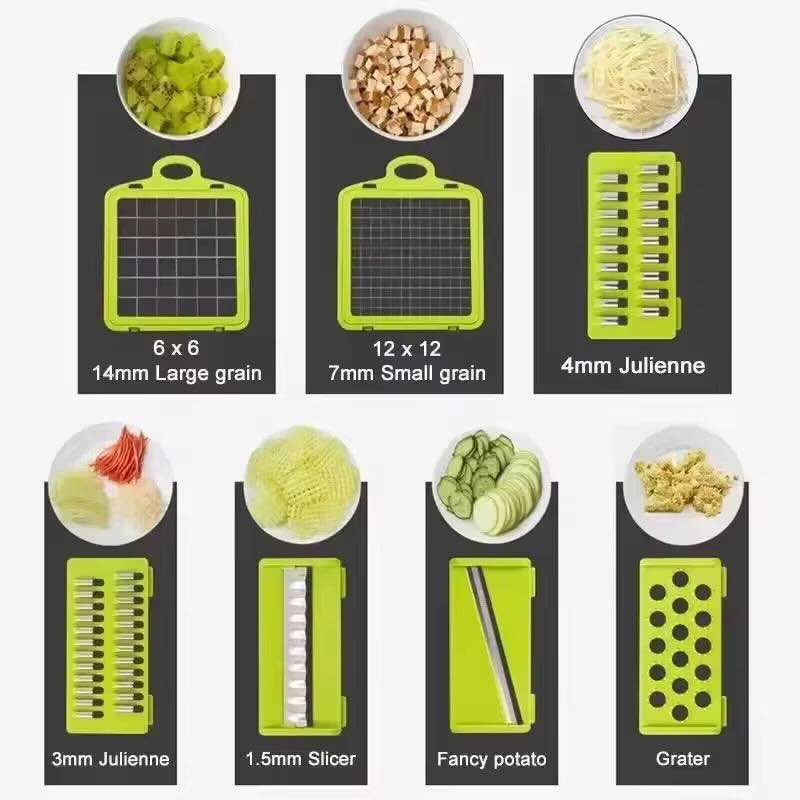 14-in-1 Mandoline Slicer & Vegetable Chopper – Multifunctional Food Cutter