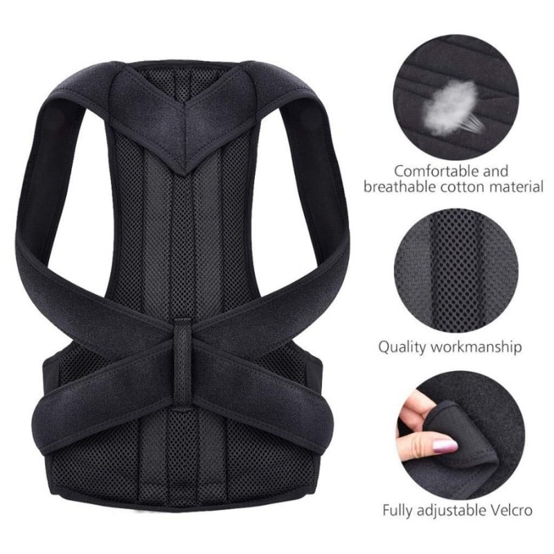 Posture Corrector Belt – Adjustable Spine Support