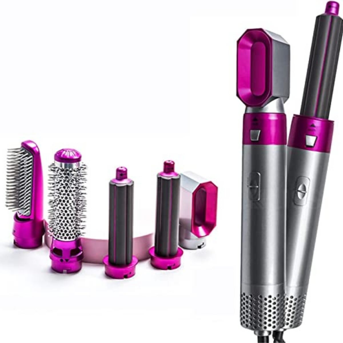 5-in-1 Electric Hair Dryer Brush Kit – Dry, Straighten, Curl & Volumize