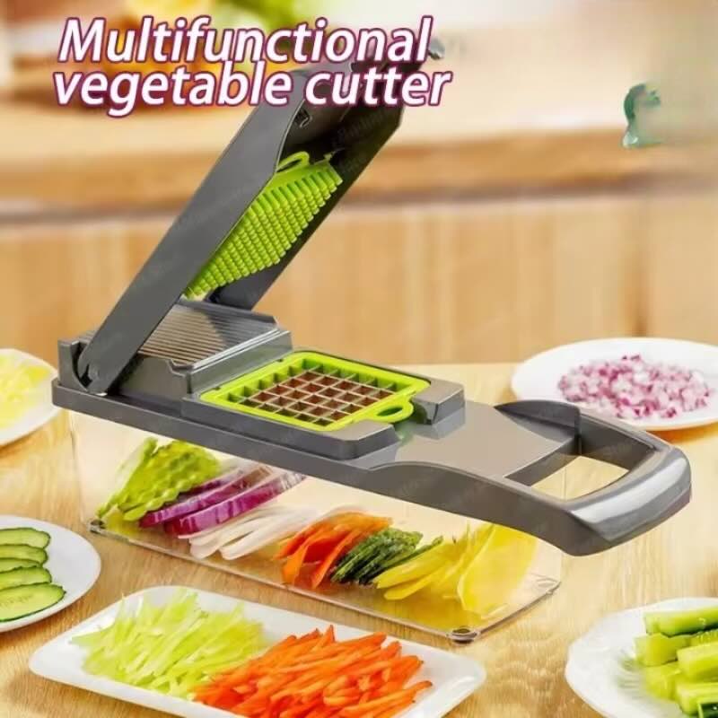 14-in-1 Mandoline Slicer & Vegetable Chopper – Multifunctional Food Cutter
