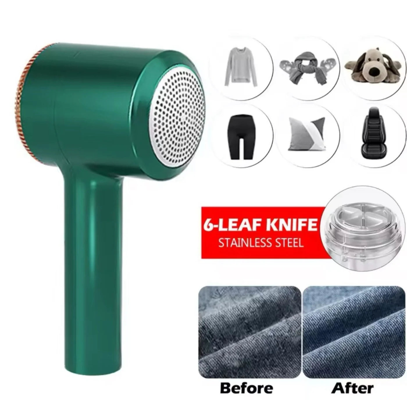 Electric Lint Remover – Rechargeable Anti-Pilling Fabric Shaver