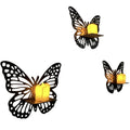Wooden Butterfly Wall Shelf – Laser Cut MDF Decor, Pack of 3