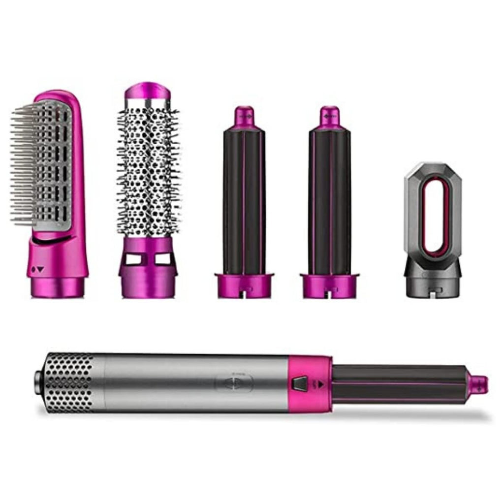 5-in-1 Electric Hair Dryer Brush Kit – Dry, Straighten, Curl & Volumize