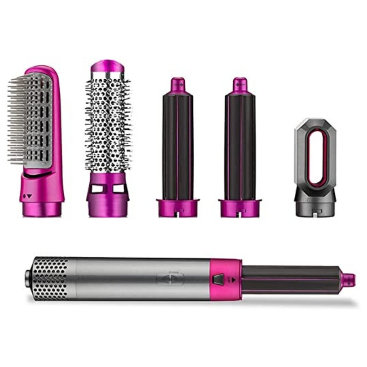 5-in-1 Electric Hair Dryer Brush Kit – Dry, Straighten, Curl & Volumize