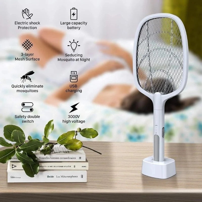 Nova USB Rechargeable Mosquito Racket – Electric Insect Killer