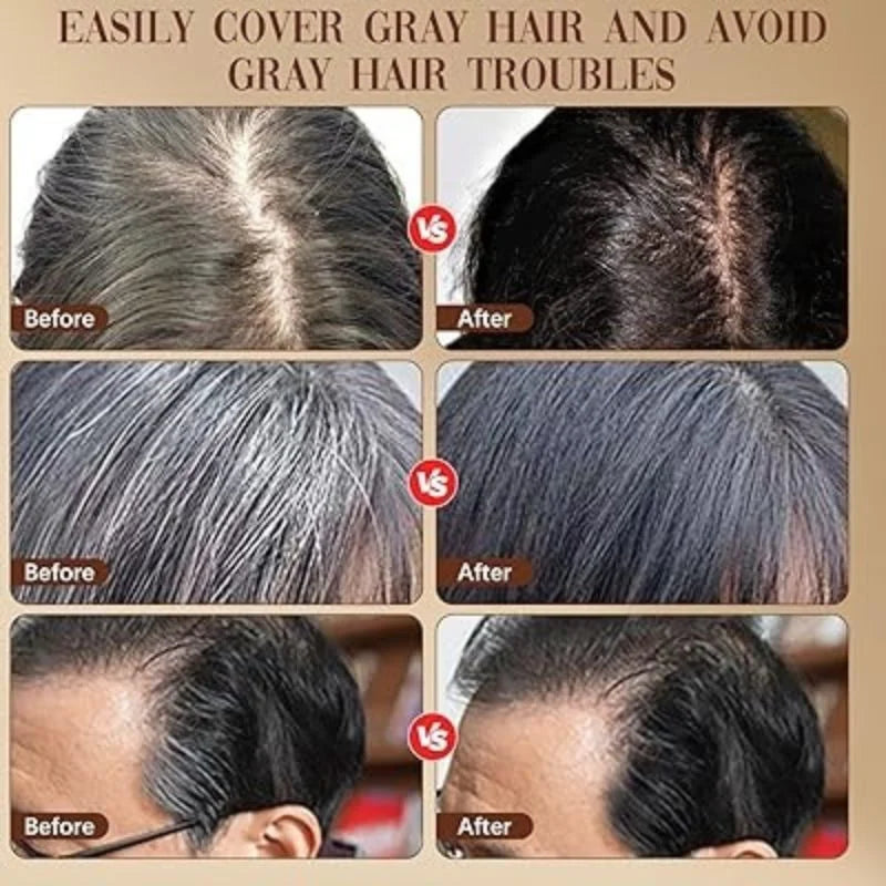 Black Temporary Hair Color Stick – Instant Gray Coverage Touch-Up Wand, 20g