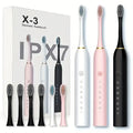 X3 Sonic Electric Toothbrush – USB Rechargeable, 5 Modes, Deep Cleaning & Whitening
