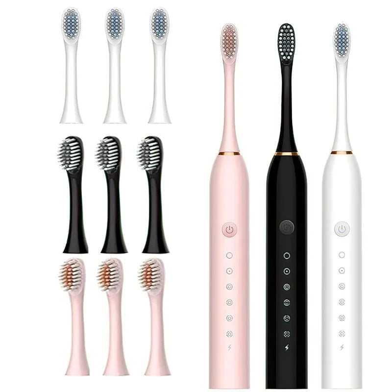 X3 Sonic Electric Toothbrush – USB Rechargeable, 5 Modes, Deep Cleaning & Whitening