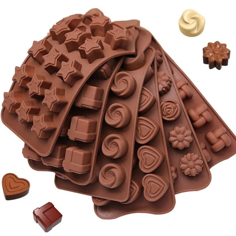 Silicone Chocolate Molds – Non-Stick Candy & Cake Making Mold