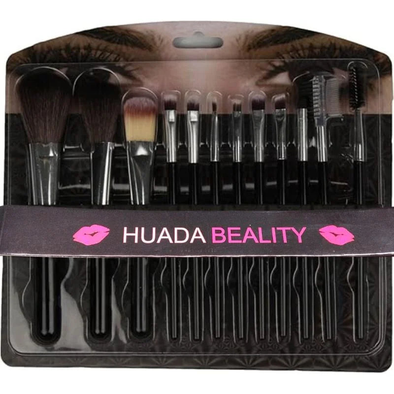 12-Piece Makeup Brush Set – Professional Soft Bristle Tool Kit
