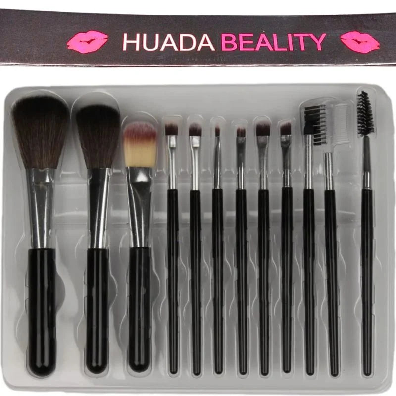 12-Piece Makeup Brush Set – Professional Soft Bristle Tool Kit