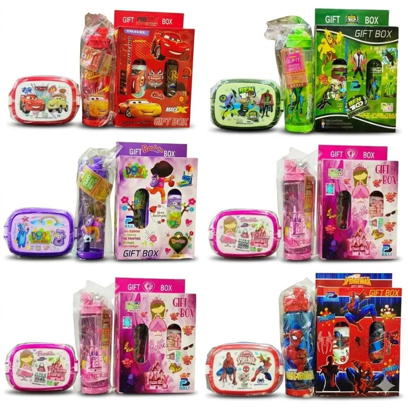 2-in-1 Kids Lunch Box & Water Bottle Set – School Combo Pack