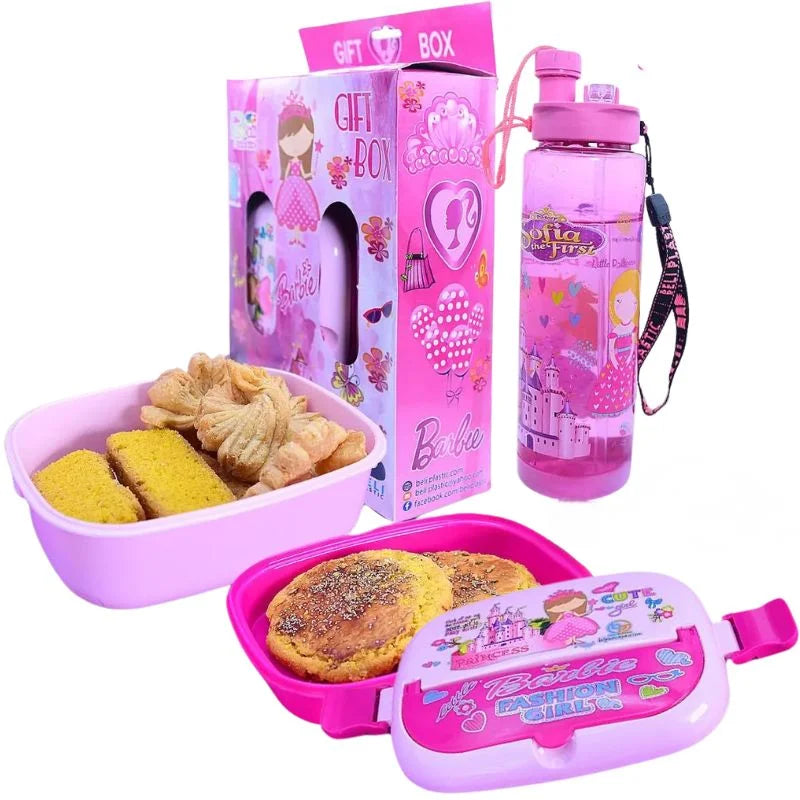 2-in-1 Kids Lunch Box & Water Bottle Set – School Combo Pack