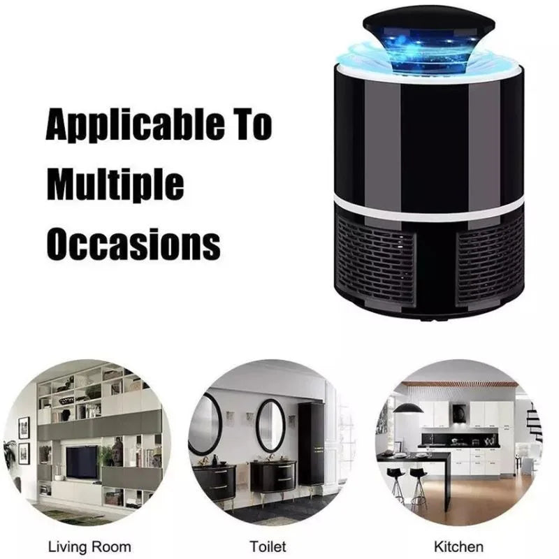 USB Mosquito Trap Lamp – UV LED Insect Killer with Suction Fan
