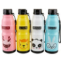 Kids Water Bottle 650ml – Cute Minions Panda Rabbit Design