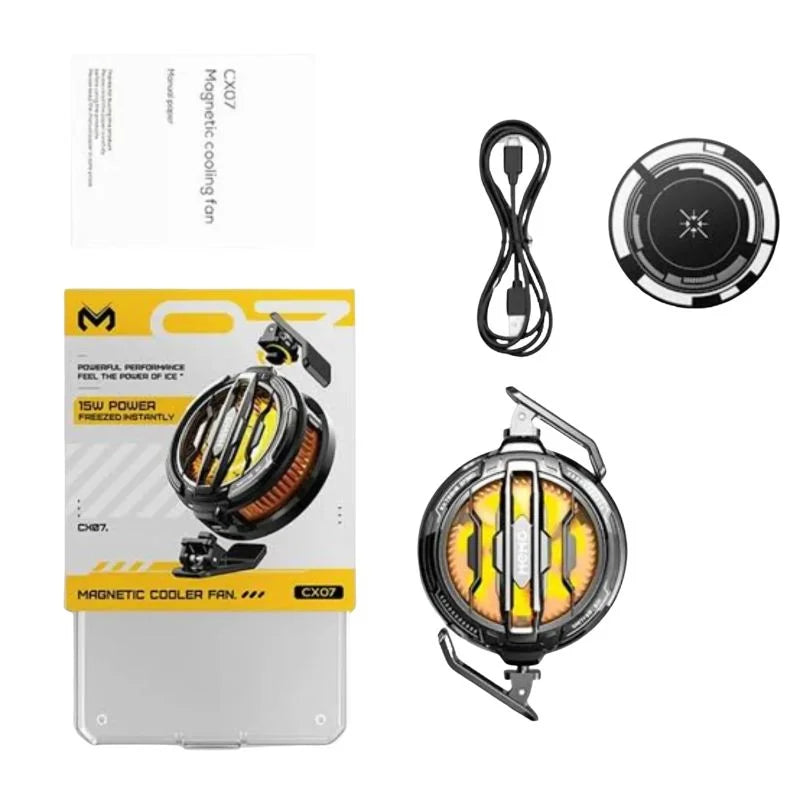 MEMO CX07 Mobile Cooling Fan 15W – Magnetic Phone Cooler for Gaming