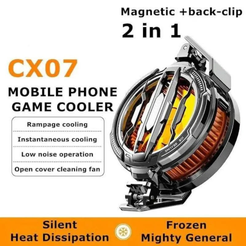 MEMO CX07 Mobile Cooling Fan 15W – Magnetic Phone Cooler for Gaming