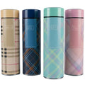 LED Temperature Display Water Bottle – Checkered Smart Flask 500ml