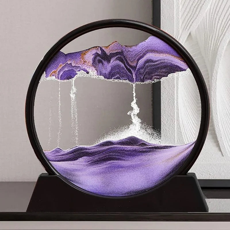 Moving Sand Art Picture – 3D Deep Sea Sandscape with Stand