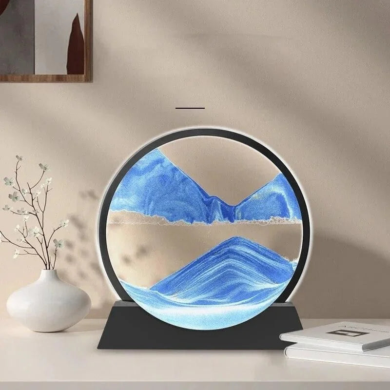 Moving Sand Art Picture – 3D Deep Sea Sandscape with Stand