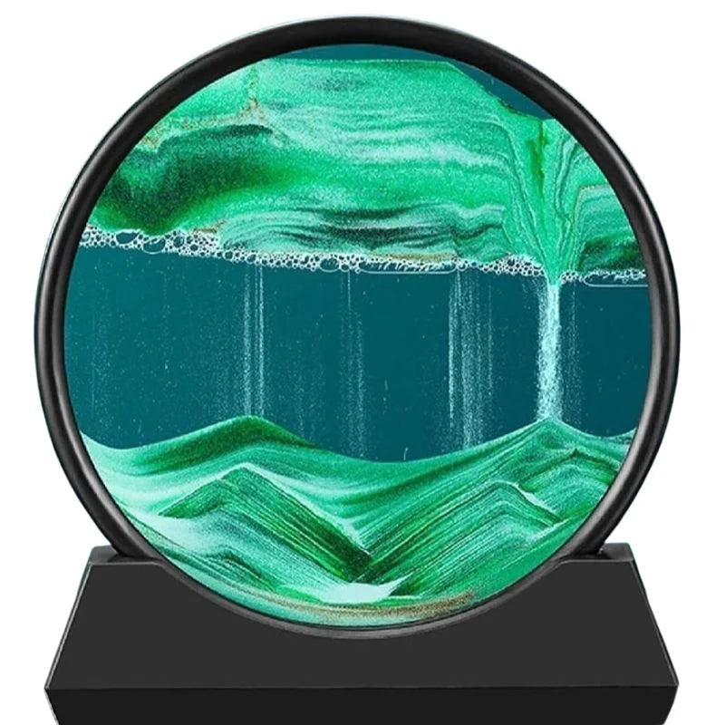Moving Sand Art Picture – 3D Deep Sea Sandscape with Stand