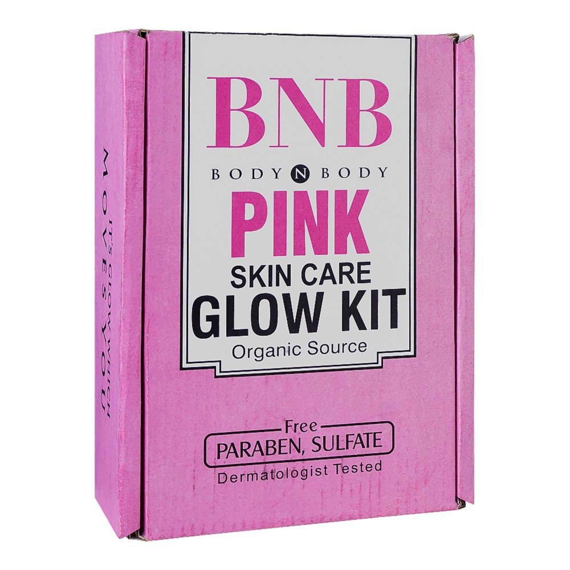 BNB Pink Face Glow Kit – 3-in-1 Cleanse, Mask & SPF Skincare Set