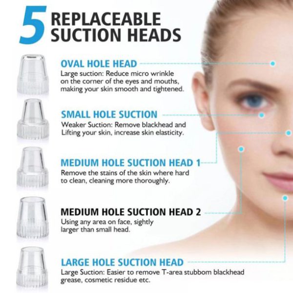 Blackhead Suction Remover – Portable Pore Cleaner with LED Display