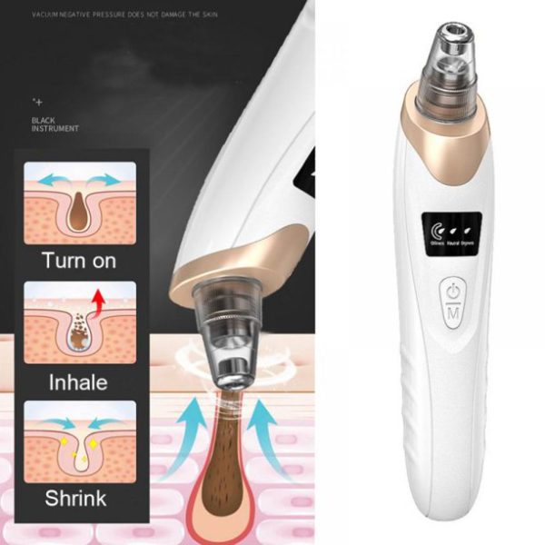 Blackhead Suction Remover – Portable Pore Cleaner with LED Display