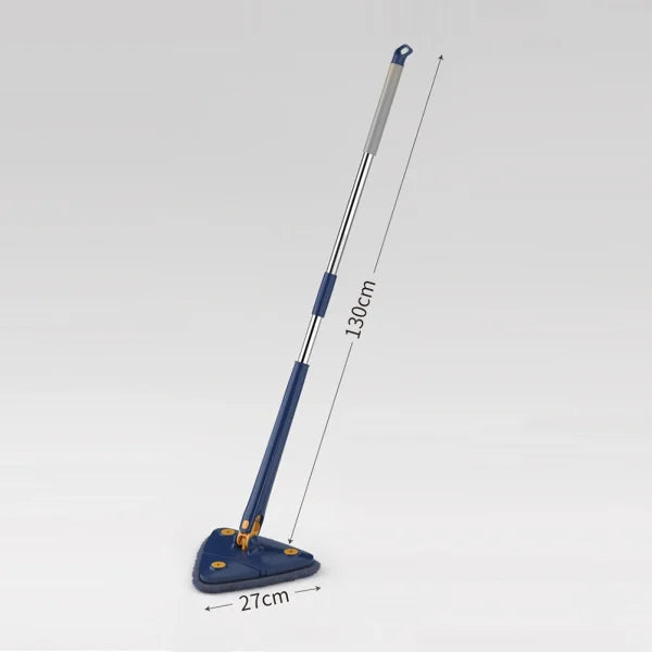360° Triangle Mop – Rotatable Auto Squeeze Mop for Floors & Walls